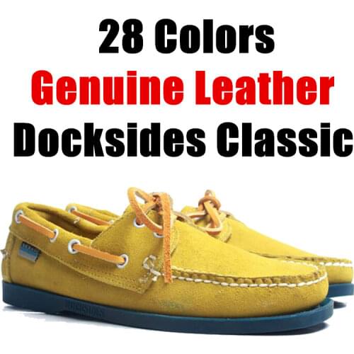 Mens Chaussure Nautique Homme Femme Docksides de Nubuck Leather Casual Boat Shoes Loafers Flats For Men Women X102