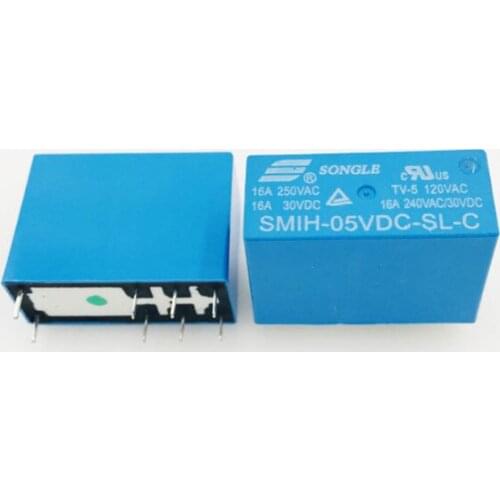 Power Relays SMIH-05VDC-SL-C 5V 16A 250V 8 pin a set of conversion