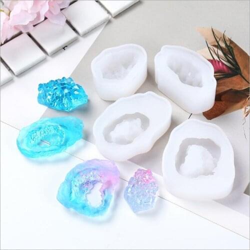Super DIY Jewelry Making Mold Crystal icicle cutting Pendant Silicone Mold Pendants Jewelry Making Epoxy Resin UV Resin