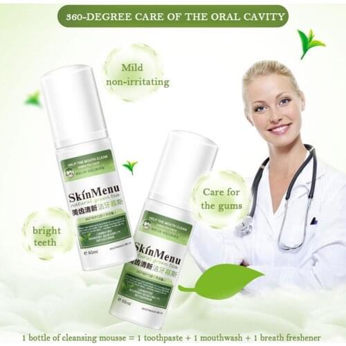 Us stock Quickly Teeth Whitening Teeth Remove Teeth Stains Foam Toothpaste Plaque Cleaning Quickly Oral Hygiene Products