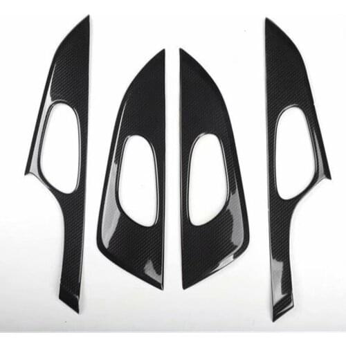 ABS Carbon Fiber Inner Door Bowl Decoration Cover Trim Car-Styling Accessories For Nissan X-Trail T32 Rogue 2014-2018 2019 2020