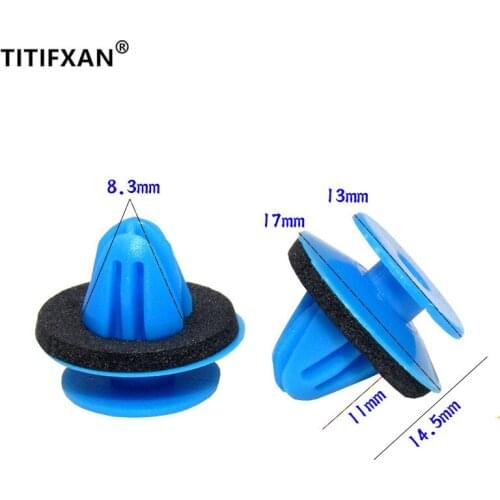 10PCS Car fender rear wheel arch eyebrow plastic fastener clip for 15 16 17 18 year Q3 Q5 Q7