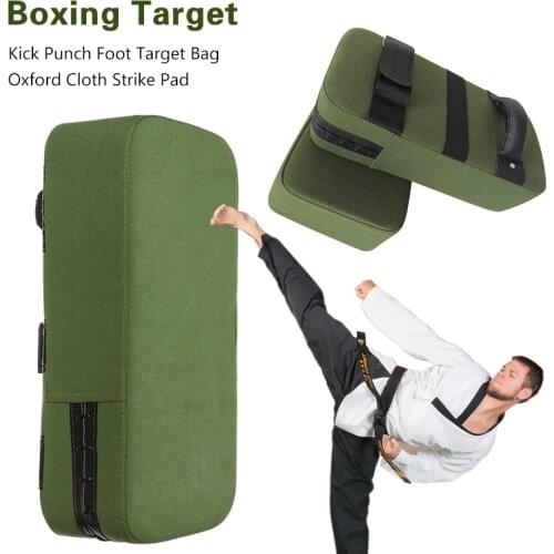 1pc Thicken Canvas Foot Target Boxing Pad Shockproof Taekwondo Karate Punch Sandbag MMA Kicking Shield