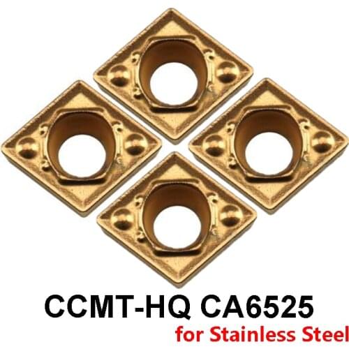 10pcs 100% Original CCMT09T304HQ CCMT09T308HQ CCMT060202HQ CCMT060204HQ CA6525 Carbide Inserts CCMT 09T304 09T308 060204 for M