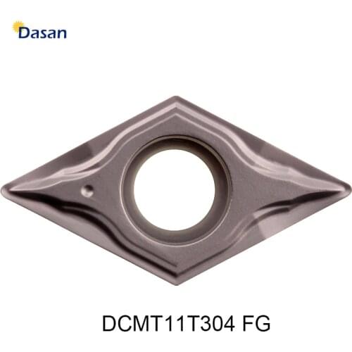 10pcs DCMT11T304 FG MT Ceramic Blade Internal Turning Tool Cermet Inserts CNC Lathe Cutter Tool