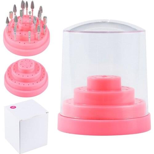 2019 Pose Her Nail Polishing Head Receive A Case Show The Base Frame 48 Hole Electric Grinding Machine Accessories Tool Box