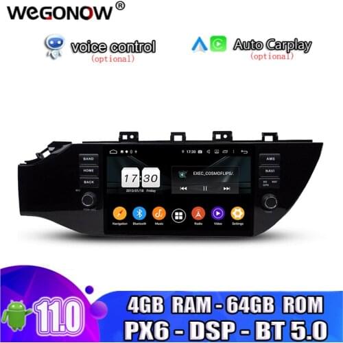 Octa Core 64GB ROM 4G RAM DSP IPS 9''Android10 Car DVD Player For kia K2 RIO 2017 2018 Bluetooth 5.0 Wifi GPS Map RDS Radio