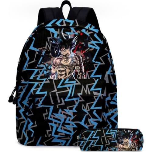 GOKU Print Children School Bags Orthopedic Backpack Kids School Boys Girls Mochila Infantil Catoon Bags