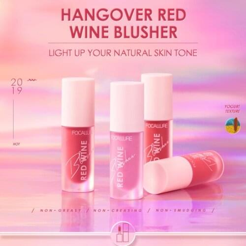 FOCALLURE Face Liquid Blusher Contour Makeup Waterproof Long-lasting Matte Make Up Natural Cheek Contour Blush Cosmetics TSLM1