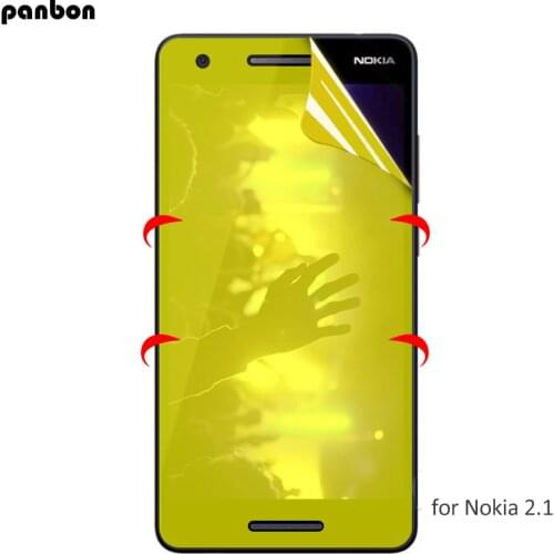 For Nokia 2.1 3.1 3 5.1 6.1 6 7 7.1 Plus Hydrogel Film screen protector Nano-coated film + Soft TPU Full cover case capa