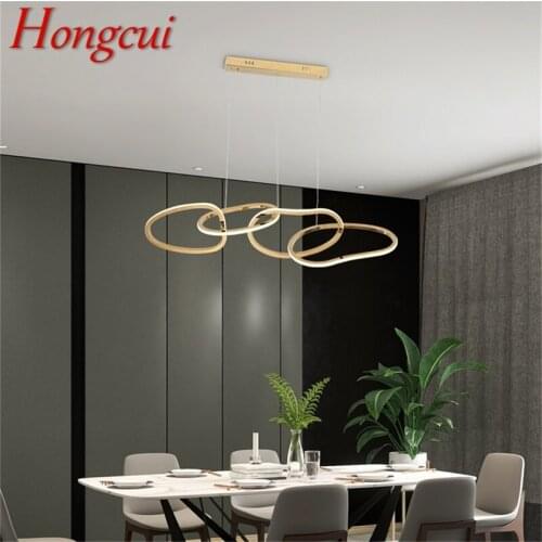 Hongcui Pendant Lights Gold Nordic Creative Modern Home LED Lamp Fixture For Decoration Living Room