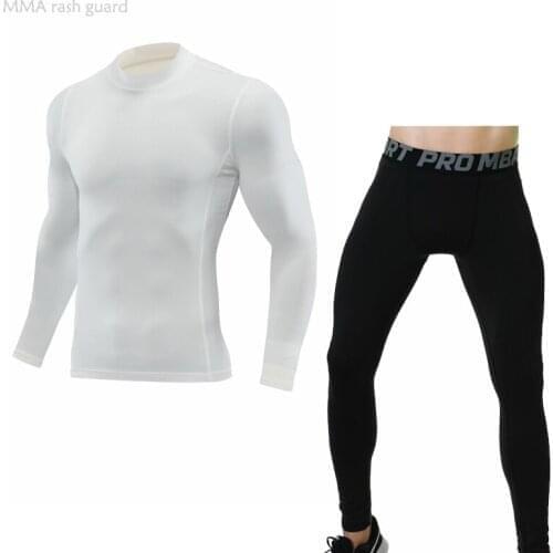 Men Thermal underwear Winter Training suits set Mens clothing Winter First layer Jogging suits For Men Tracksuit Jogging suit