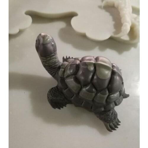 Natural Pendant 3D Carved longevity turtle Pendants statue Women or Mens Amulet Nephrite Jades Jewelry