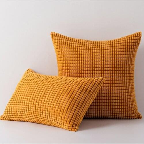 45*45cm Corn Grain Pattern Pillowcover Throw Cushion Cover Living Room Decoration Sofa Bed Office Waist Pillowcase 40802