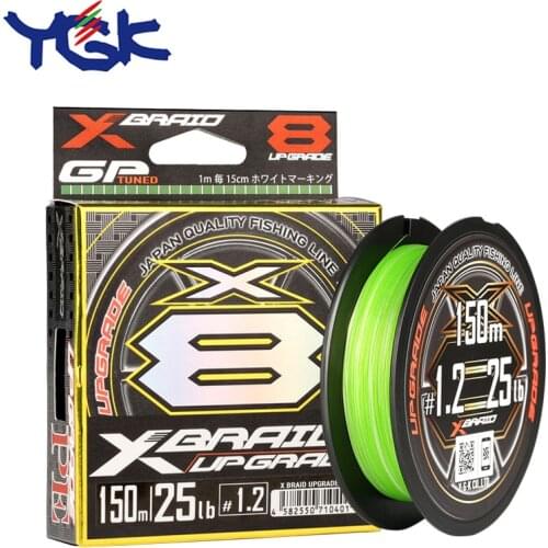 2020 New Japan original YGK G-SOUL X8 Upgrade 8 Braided Multifilament PE line high stength fishing line main line 150M 200M