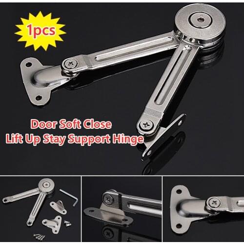 Zinc Alloy Kitchen Cabinet Cupboard Door Lift Up Strut Lid Flap Stay Support Alloy Hinge Support Wardrobe/Cupboard Machinery