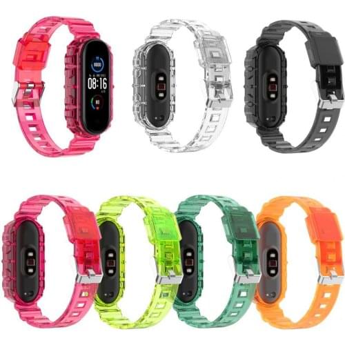 Strap For Xiaomi Mi Band 6 5 Silicone Wristband Bracelet Replacement For Xiaomi Band 5 6 MiBand Wrist Color Soft Strap