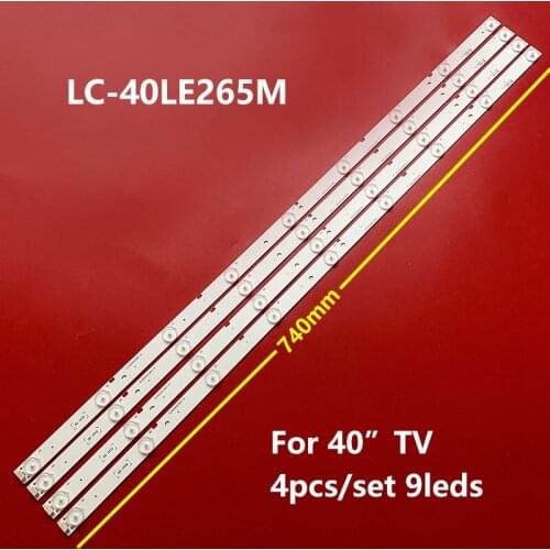 LED Backlight Strip for LC-40LE265M led bar RUNTKB437WJZZ A-HWCQ40D675 M6A010311034