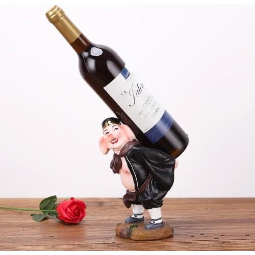 Zhubajie wine rack decoration simple white wine wine bottle rack cocktail rack red wine display rack wine tray Wine Holders