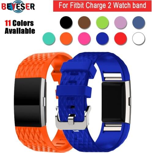 Hot Smart Wrist Band Replacement Parts for Fitbit Charge 2 Strap for Fit bit Charge2 Flex Wristband Leather Patterns Bracelet
