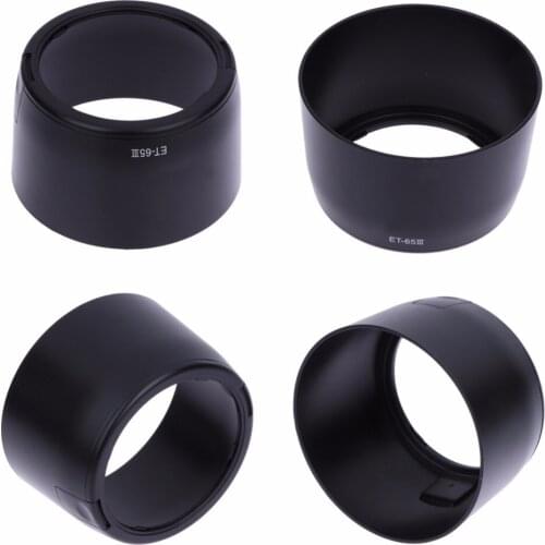 1Pcs Lens Hood ET-65 III For Canon EF 100-300mm f/4.5-5.6 135mm f/2.8 85mm f/1.8 USM / EF 100mm f/2 USM