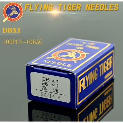 100PCS FLYING-TIGER DBX1 Computer flat sewing machine needles For All Brand Industrial Lockstitch Sewing Machine