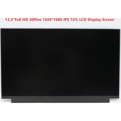13.3" FHD IPS 72% LCD Display Screen N133HCE-EN2 B133HAN05.A NV133FHM-N6A LP133WF7-SPB1 For Lenovo ThinkBook 13s-IML S530-13IWL