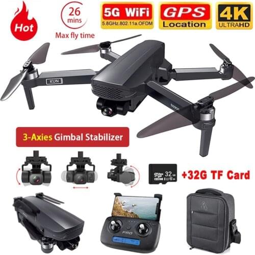 2021 SG908 GPS Drone 3-Axis Gimbal 4K Camara 5G Wifi FPV Professional Dron 1.2KM 50X Brushless RC Quadcopter 32GB Card VS SG906