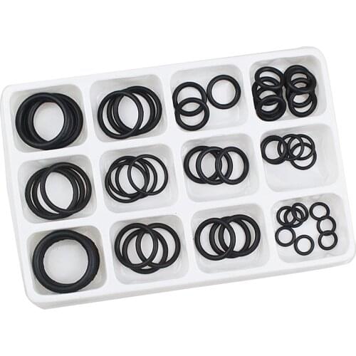 50x Rubber O-Ring Gaskets Assorted Sizes Set Kit For Plumbing Tap Seal Sink Thread New