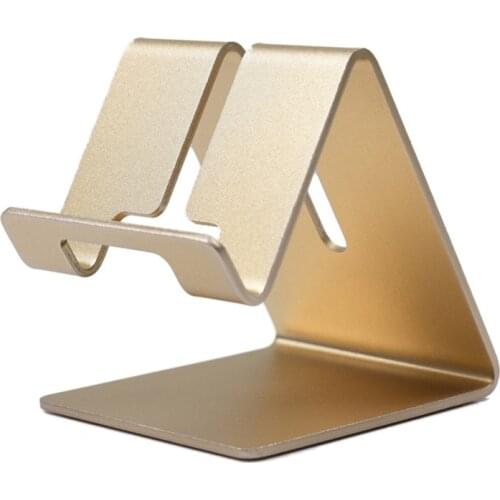 Aluminum Metal Mobile Phone Holder For iPhone Samsung iPad Desk Stand Holder Support Tablet for Universal Mobile Phone Tablet