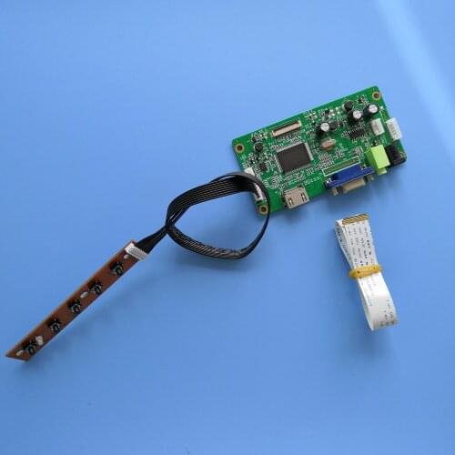 For NV156FHM-N4L DIY 30Pin LCD DRIVER KIT VGA monitor SCREEN display 1920X1080 Controller board EDP LED 15.6"