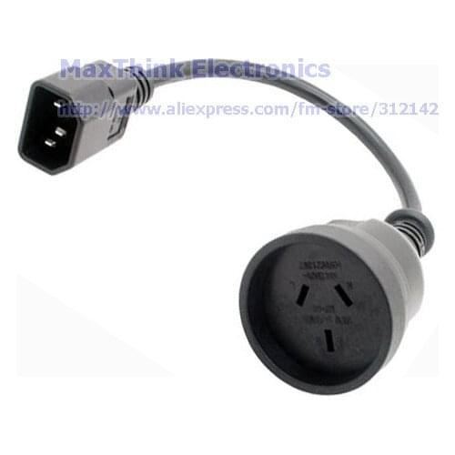 IEC 320 C14 Male to Australia 3pin Female Power Cable,Power Adapter Cord For PDU PSU USP,4pcs, Free shipping