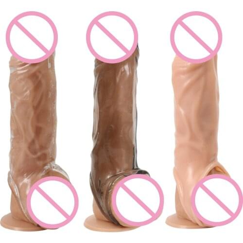 Intimate Goods penis sleeve Male Condoms Delay Ejaculation Penis Sleeves Penis Enlargement Reusable Condoms for men Cock Nozzle