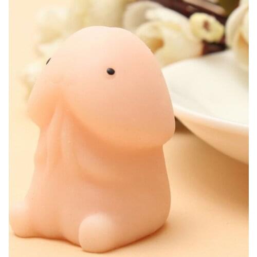 Hot Soft Small Slow Rebound Mochi Dingding Squishy Focus Squeez Pressure Abreact Healing Fool Fun Joke Toy Party Gift