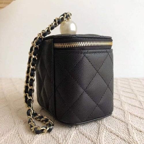 Fashion top quality shoulder bag caviar leather classic flap Mini2c clutch for party 2021 new design