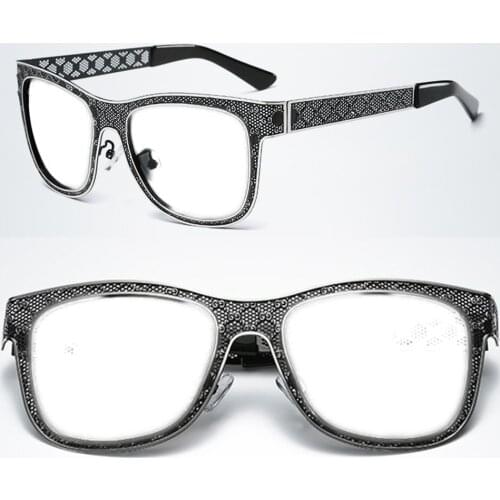 Vintage Luxury Pattern Full-rim Men Reading Glasses +0.75 +1 +1.25 +1.5 +1.75 +2 +2.25 +2.5 +2.75 +3 +3.25 +3.5 +3.75 +4 To +6