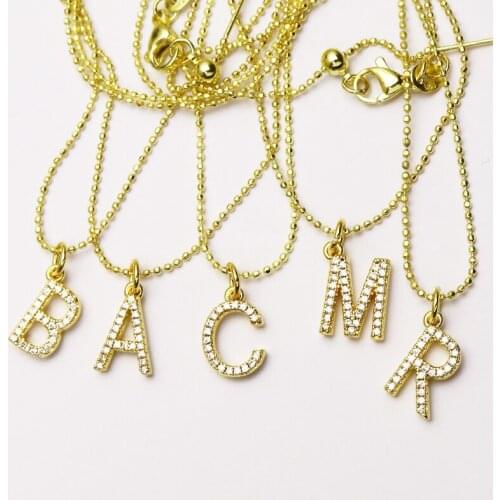 10 Strand letter charms necklace jewelry accessories women Gift for women necklace for women New design 51245