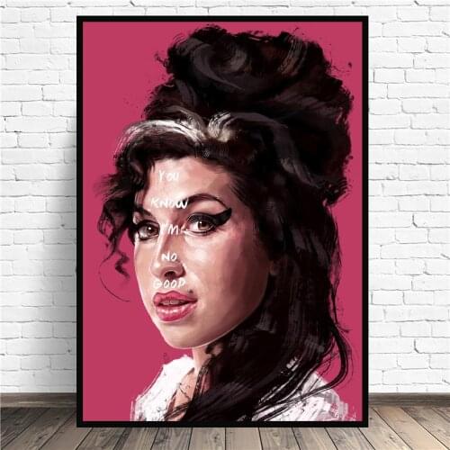 Frame You Know I'm No Good Music Singer Art Canvas Poster Picture Wall Modern Minimalist Bedroom Living Room Decoration