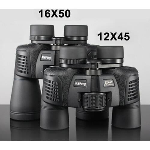Professional HD Binoculars Powerful 16x50 12x45 Telescope Night Vision BAK4 Binocular Telescope For Camping Hunting Concert X501