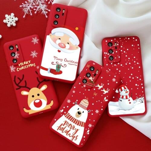 Merry Christmas Case For Huawei P30 P20 P40 Lite E Honor 9S 9A 9C 8X 10i 10 20 9X Lite Pro Y5P Y6P Y7P P Smart 2020 2019 Z Cover