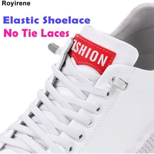 1 Pair No Tie Shoe laces Elastic Shoelaces Sports Outdoor Leisure Sneakers Quick Flat Shoelace Unisex Kids And Adult Lazy laces