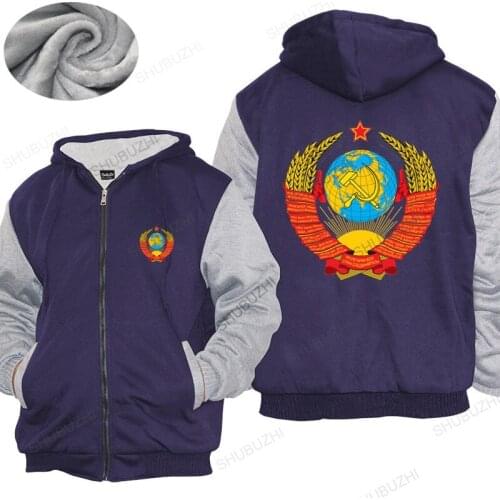 Warm coat Men winter zipper Tops Russian Polite People In Crimea thick hoody Khaki, Vladimir Putin Army! Men zipper jacket