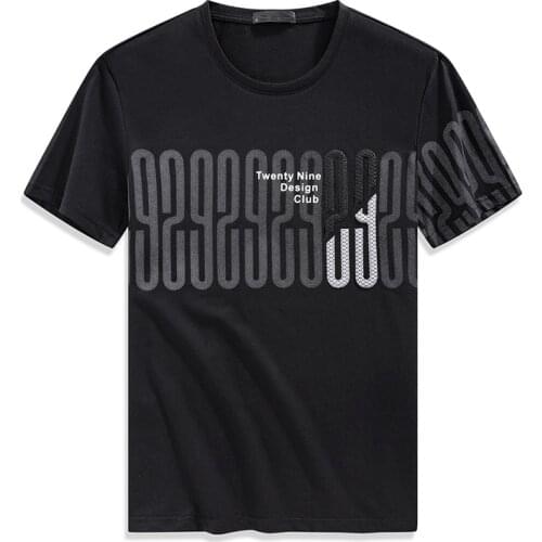 TFU Men 2020 Summer New 100% Cotton T Shirt Men Vintage Print T shirt O-Neck Plus Size Fashion Letter Tops Tees High Quality Men