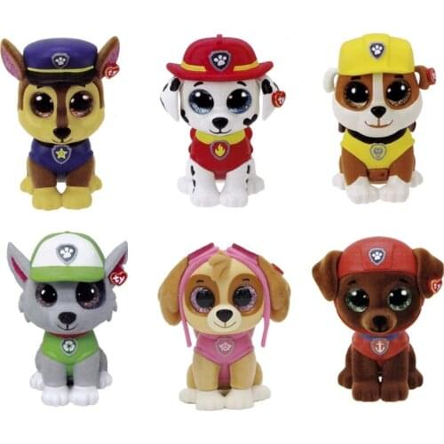 Ty Mini Boos Series Dog Skye Marshall ZumaHand Painted Collectible Figurines Blind Box Collection Doll Toy Desktop Decoration