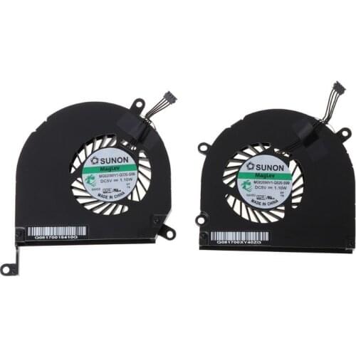 2020 New 1Pair A1286 Fan for macbook Pro 15\" A1286 Left and Right Side CPU GPU Cooling Fan 2009 2010 2011 Cooler Heatsink