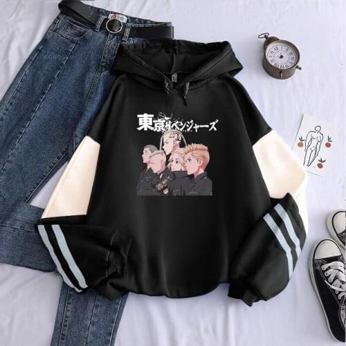 Tokyo Revengers Japan Anime Hoodies Pullover Men Funny Manga Hanagaki Takemichi Ryuuguuji Ken Sano Manjirou Harajuku Sweatshirt