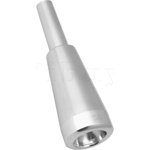 Yibuy 8.7x2.7cm Metal Heavy Trumpet Mouthpiece Musical Instrument Accessory 3c for Most Standard Trumpets