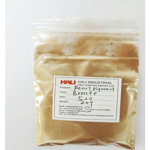 Pearl pigment, pearlescent pigment, mica powder pigment,nail pigment powder,item:500,color:bronze, 20 gram a lot,free shipping