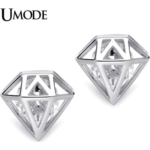 UMODE Brand Crystal Stud Earring For Women Jewelry Fashion Boucle D'Oreille Femme Christmas Gifts Bijouterie Hot Sale AUE0253B