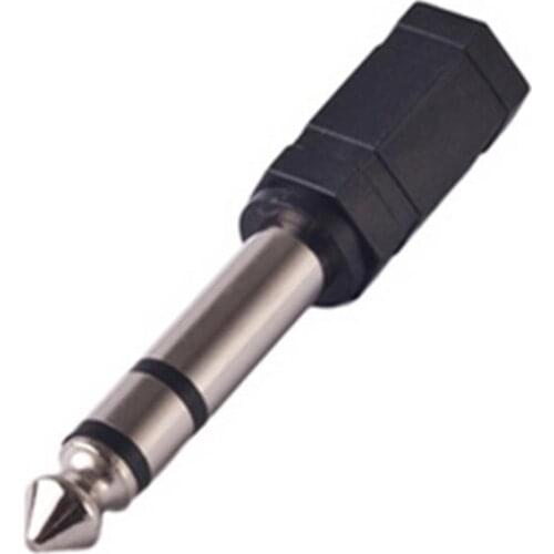 10pcs 3.5mm Female jack to 6.5mm Male plug Audio Adapter Connector